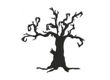 Stickdatei - Spooky Tree 2